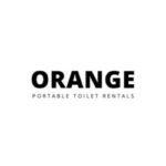 Orange Porta Potty